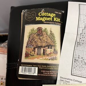 Devonshire Cottage Cross Stitch Kit - Multicolor